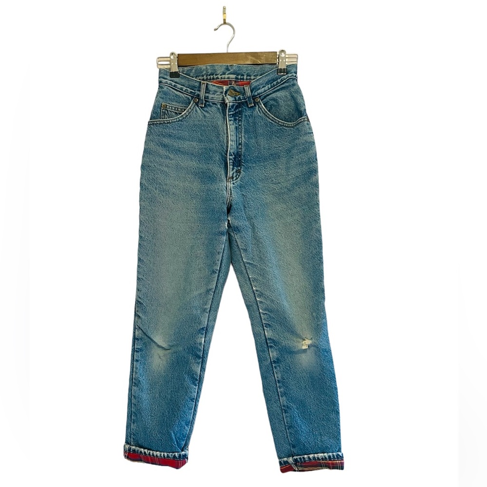 Lived In Vintage LLBean Plaid Interior Denim Size: Vintage 6